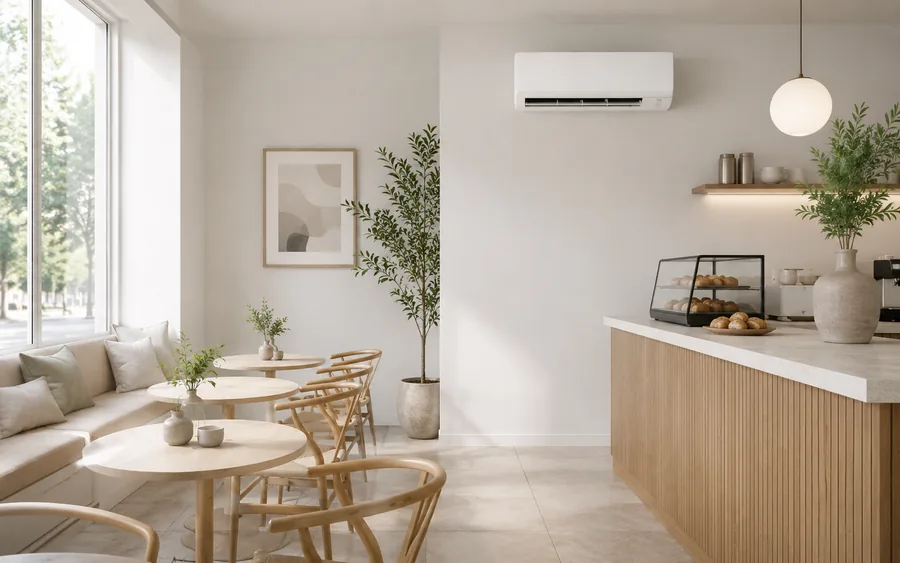 Кафе или магазин с кондиционером Midea